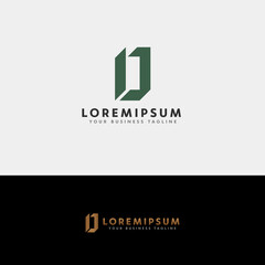 Initial LJ, D Elegant Logo Design, Initial Signature Creative Template