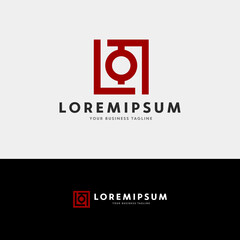 Initial L O Elegant Application and Photography Logo Design, Initial Signature Creative Template