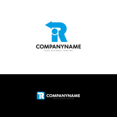 Initial R Elegant Logo Design, Initial Signature Creative Template