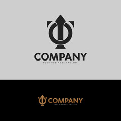 Initial T O Elegant Logo Design, Initial Signature Creative Template
