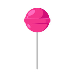 lollipop icon flat vector illustration clipart