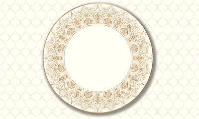 Luxury golden mandala background, invitation card ,banner
