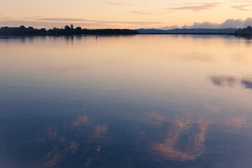 Fototapeta premium sunset over the sea in Palau