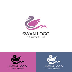 Royal Swan Logo Templates