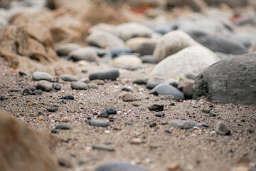 stones on the beach