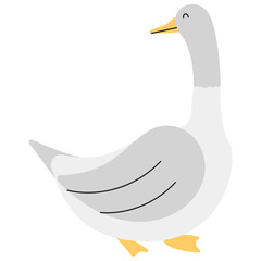 Female Goose 3D Icon