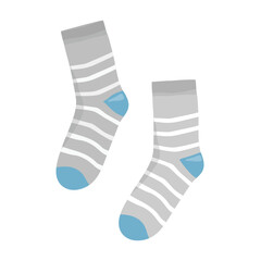 Socks pair isolated on white
