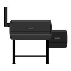 BBQ Barbecue grill with hot coal