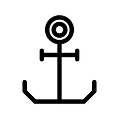 anchor icon or logo isolated sign symbol vector illustration - high quality black style vector icons
