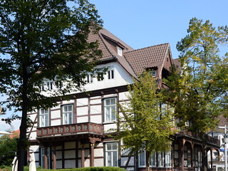 Historical Building in the Resort Bad Pyrmont, Lower Saxony