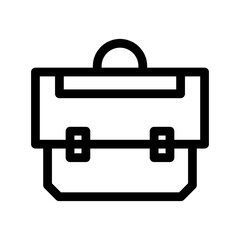 Briefcase Icon or logo isolated sign symbol vector illustration - high quality black style vector icons
