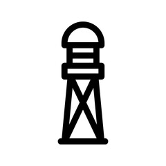 lighthouse icon or logo isolated sign symbol vector illustration - high quality black style vector icons
