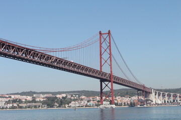Fototapeta na wymiar Portugal, à la découverte de Lisbonne, Pont du 25 Avril