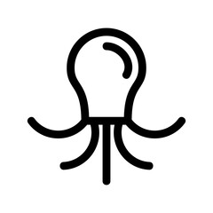 octopus icon or logo isolated sign symbol vector illustration - high quality black style vector icons
