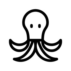 octopus icon or logo isolated sign symbol vector illustration - high quality black style vector icons
