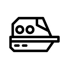 porthole icon or logo isolated sign symbol vector illustration - high quality black style vector icons
