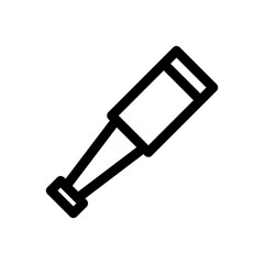 sea telescope icon or logo isolated sign symbol vector illustration - high quality black style vector icons
