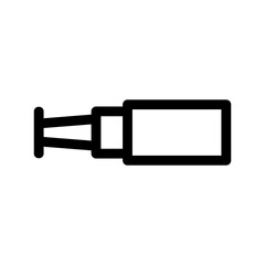 sea telescope icon or logo isolated sign symbol vector illustration - high quality black style vector icons
