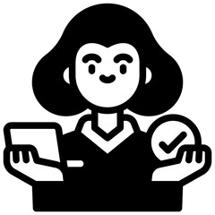 agreement solid icon