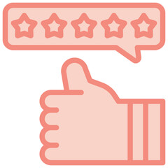 feedback two tone icon