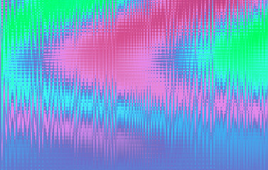 Pink green blue sound wave effect abstract background