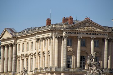 Fototapeta na wymiar facade of the building of the hall