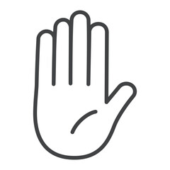 手のひらのアイコン