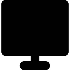 Fototapeta premium Monitor Vector Icon