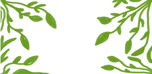 Foliage herb leaf illustration design background