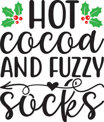 hot cocoa and fuzzy socks