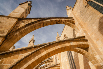 roseton mayor,Catedral de Mallorca , siglo  XIII, Monumento Histórico-artístico, Palma, mallorca,...