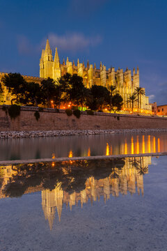 Catedral de Mallorca , siglo  XIII, Monumento Hist&oacute;rico-art&iacute;stico, Palma, mallorca, islas baleares, espa&ntilde;a, europa