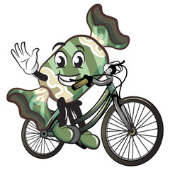 candy character mascot illustration vector