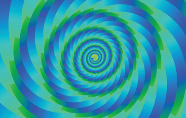 circular motion blur moving spin spiral optical illusion vector illustration