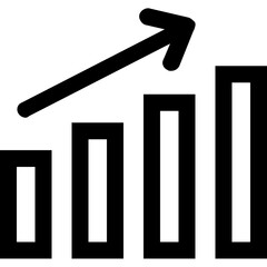 Bar Graph Vector Icon