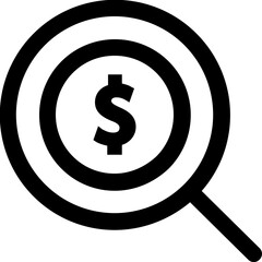Searching Finance Vector Icon