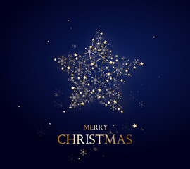 Fototapeta premium Greeting card to merry christmas