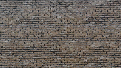 Brick wall pattern brown background