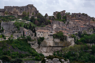Fototapeta na wymiar View of the Alpilles village in Provence, France