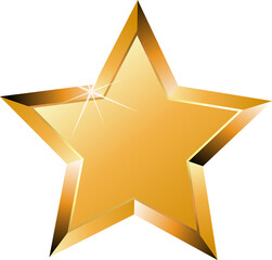 gold star isolated