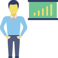 Graphic Presentation Vector Icon