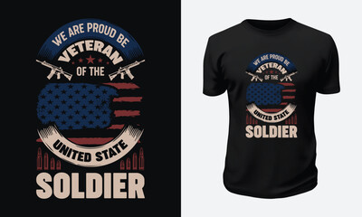 Veteran Day T shirt Design Vector Graphic Illustration for Print on Demand Site and Tees Business
