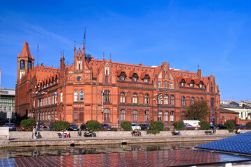 Obraz premium Post office in Bydgoszcz, Kuyavian-Pomeranian Voivodeship, Poland.