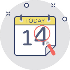 14 February Vector Icon