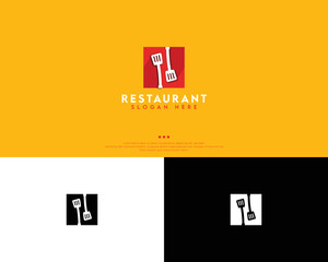 Restaurant logo design template