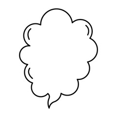 Hand drawn doodle tornado swirl