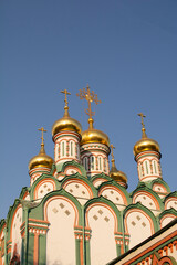 Fototapeta na wymiar Moscow, Russia - August 25, 2022 : St. Nicholas Church in Khamovniki