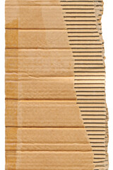 Cardboard Box Torned into Half with Scotch Tapes Marks