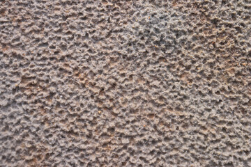 White sand with a pattern formed by rain drops