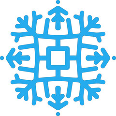 Icon Snowflake Illustration
